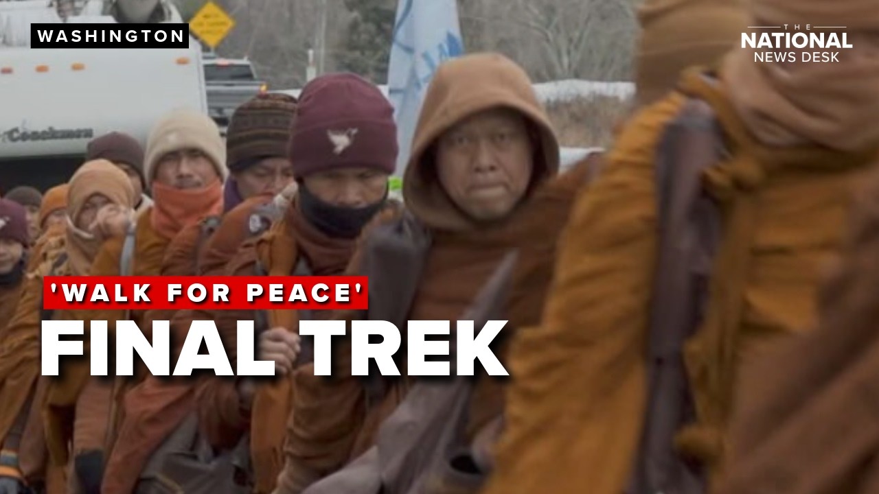 From TEXAS to WASHINGTON, D.C: Buddhist monks make final trek