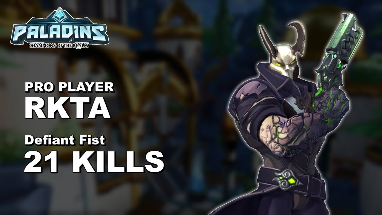 RKTA Androxus 21 KILLS!! Paladins Pro (Splyce) Ranked Gameplay