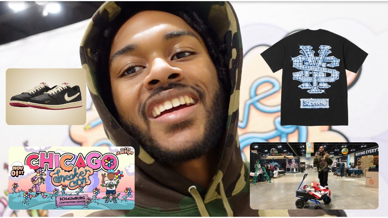 SneakerCon Chicago 2025! Nigel Jordan 1 Low | Supreme | Buy, Sell, Trading!!! 🌇👟