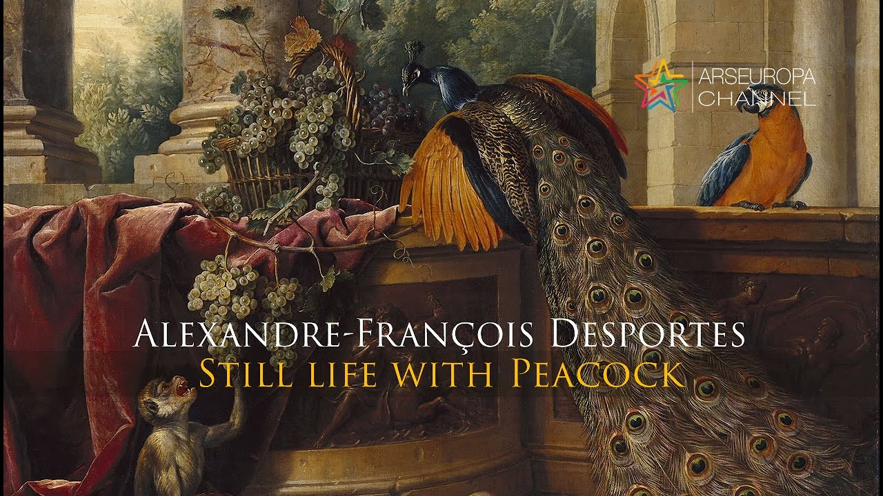 Alexandre-Fran&ccedil;ois Desportes - Still Life with Peacock