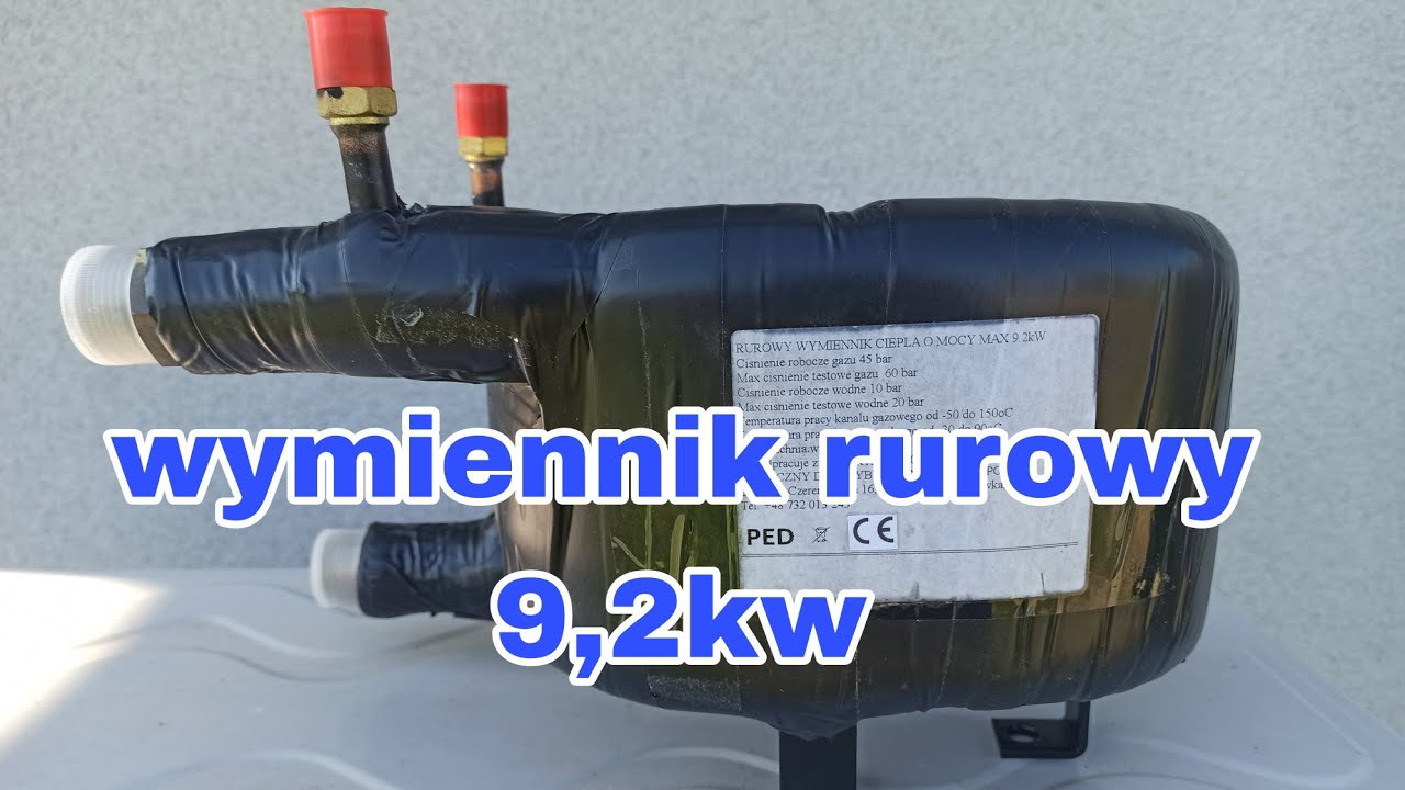 Pompa ciepła z klimatyzatora❄wymiennik rurowy