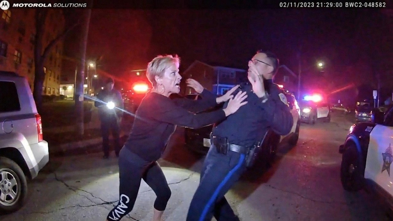 48-Year-Old Woman Pushes a Cop, 3&times; Over the Legal Limit and Out of Control