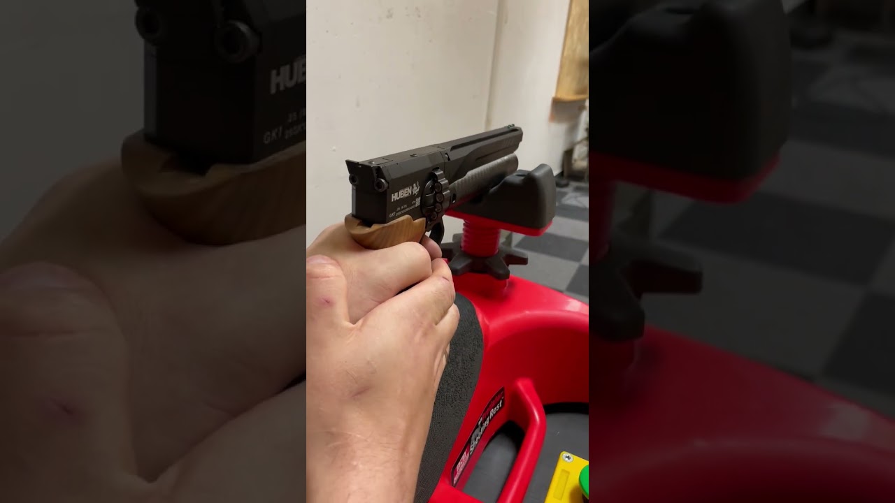 Huben GK1 Semi-Auto PCP Air Pistol 25 Caliber  #Huben #AirPistol #PCP