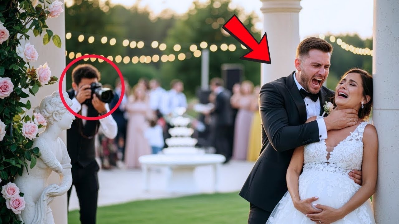 CEO GRABBED Pregnant Wife by Throat at Wedding — Photographer Caught It All, Do Shock Everyone A