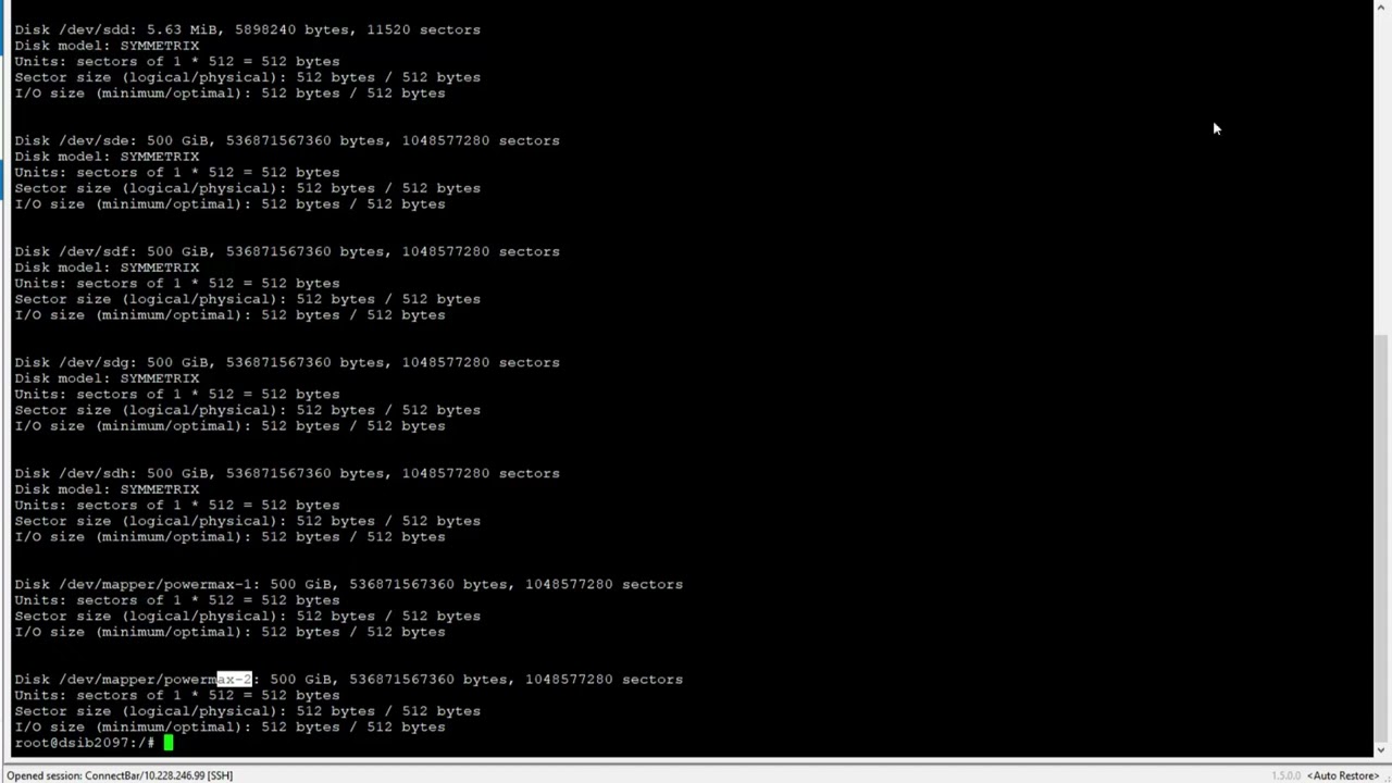Creating FC storage in Proxmox from a PowerMax