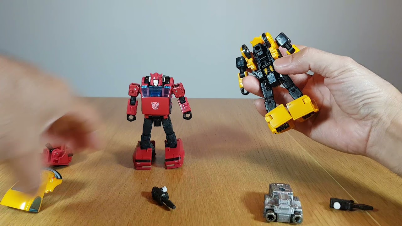 Transformers WFC Earthrise Cliffjumper and Netflix Bumblebee upgrade kits