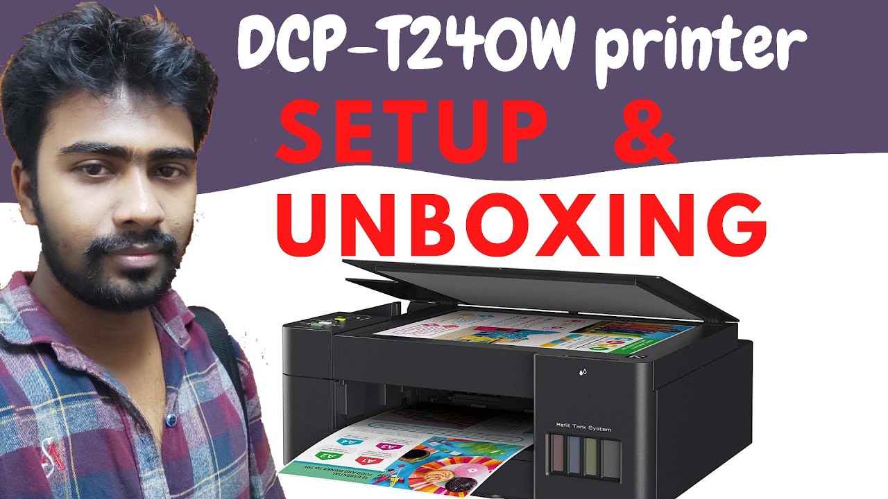 DCP T420W printer unboxing and setup video / Brother printer review #rnr #rnrtechnology #printer