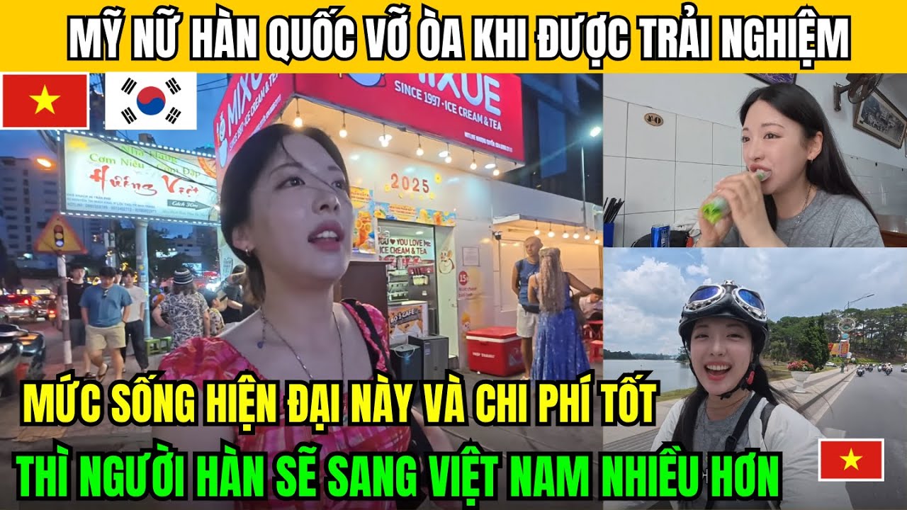 Chị Gái Hàn Vỡ Òa Khi Được Trải Nghiệm Mức Sống Hiện Đại Và Chi Phi Ngày Càng Tốt Ở Việt Nam!