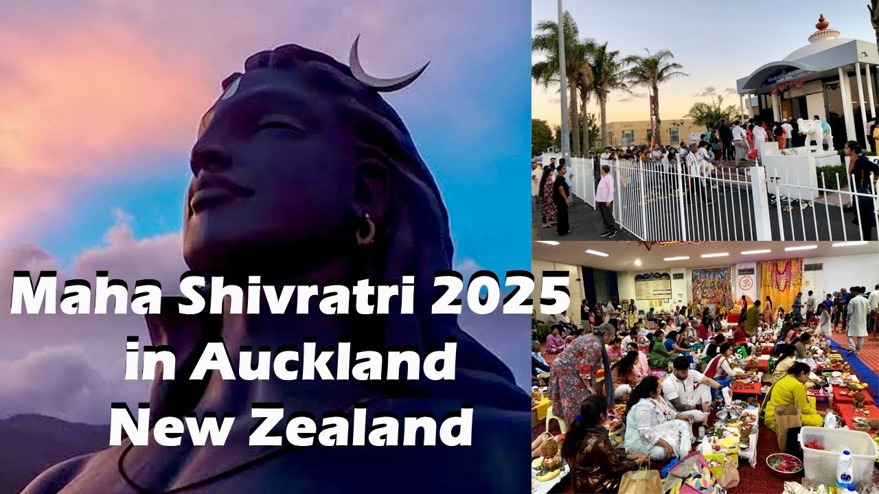 Maha Shivratri 2025 Celebration in Auckland, New Zealand | Bharatiya Mandir #harharmahadev #shiv