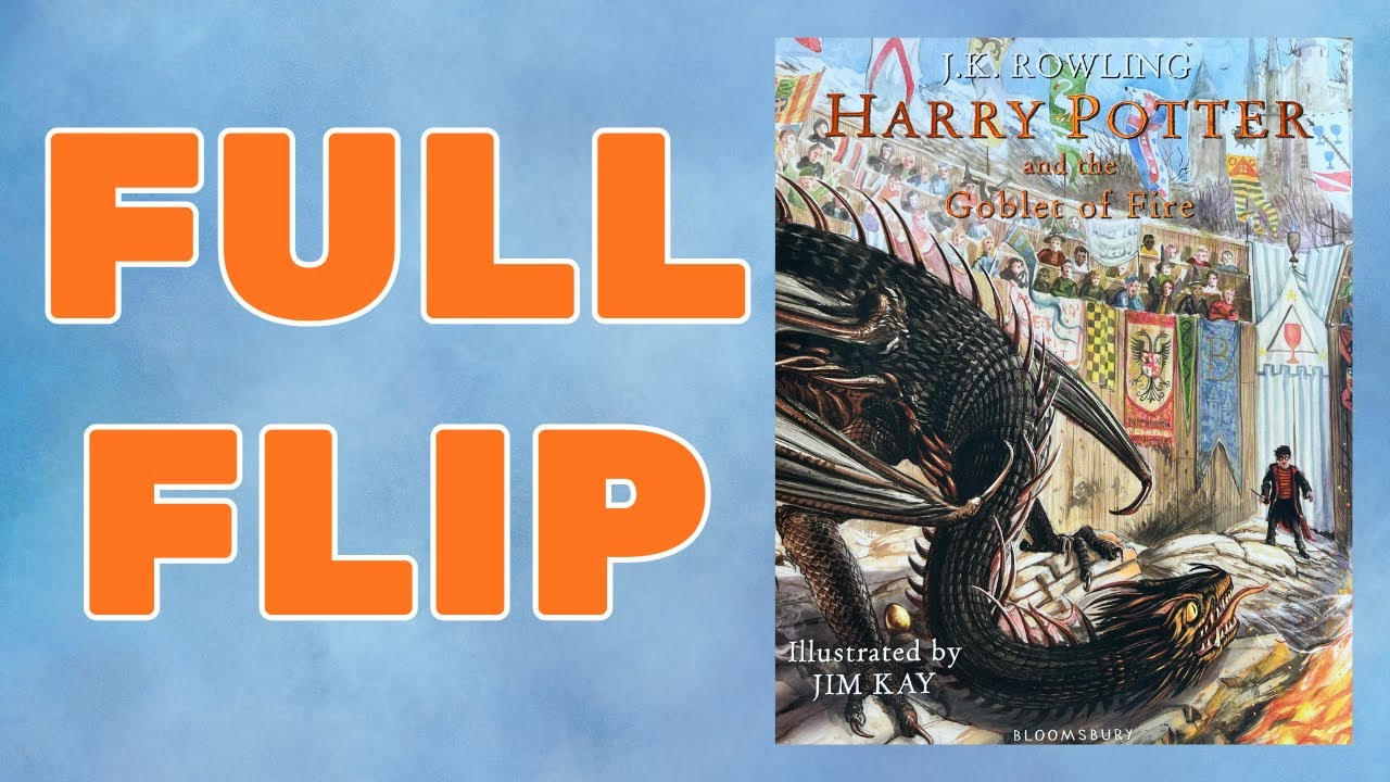 Harry Potter And The Goblet Of Fire Hardback Book Illustrated by Jim Kay Full Flip Through