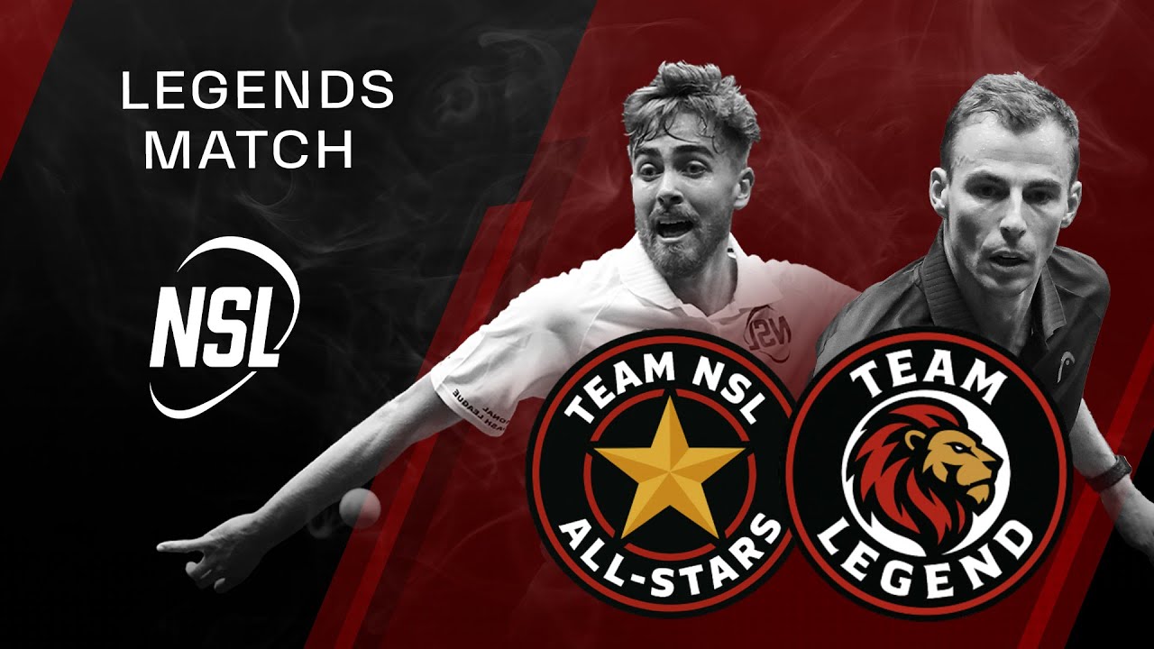 LEGENDS MATCH | Nick Matthew, Thierry Lincou, and Cam Pilley vs. NSL All Stars