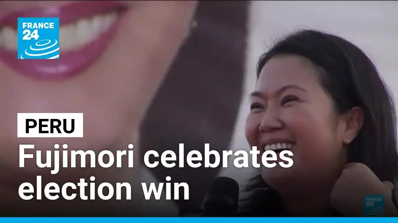 Peruwiańska Keiko Fujimori świętuje zwycięstwo w wyborach, podczas gdy jej przeciwniczka zarzuca jej oszustwo &bull; FRANCE 24 English