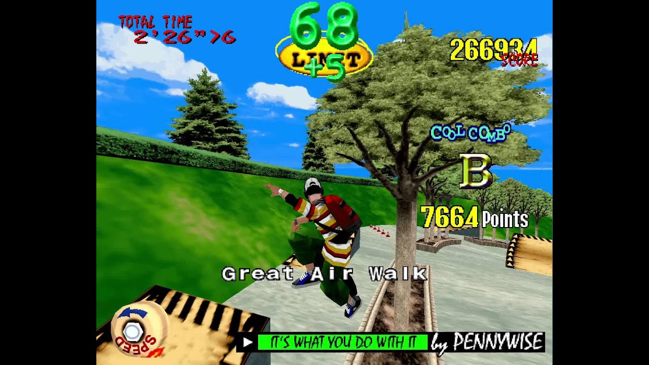BEST SCORE ON YOUTUBE SO FAR - TOP SKATER (HD Expert Gameplay) SEGA Model 2