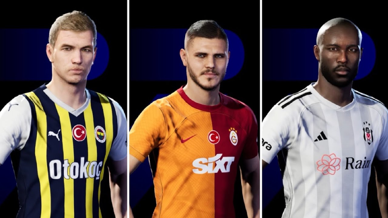 eFootball 2024 Trendyol Süper Lig WINTER TRANSFER FACES