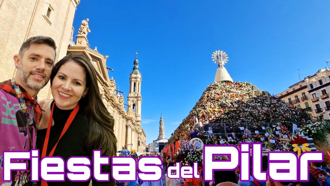 Grandiosa Fiestas del Pilar en Zaragoza 🎉#fiestasdelpilar