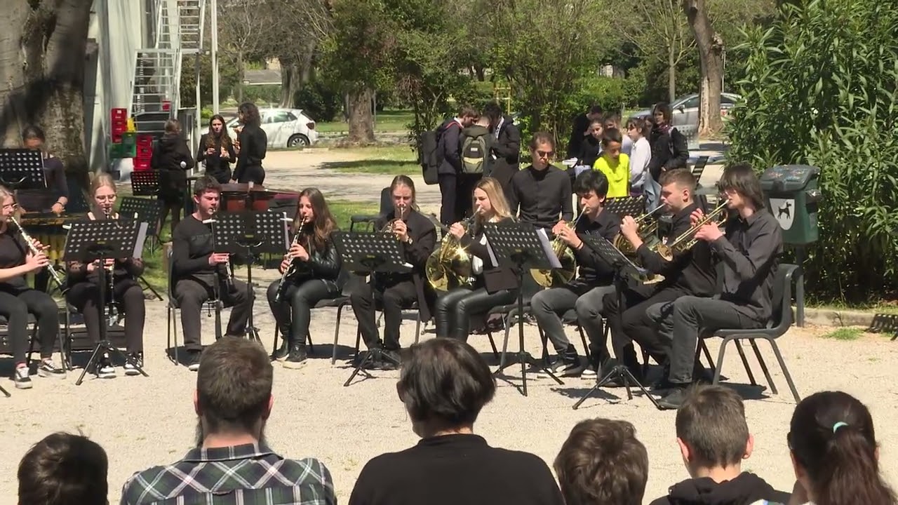IMR - KONCERT ANSAMBLA GŠ "DOMISOLE" 22042023 PARK FRANJE JOSIPA I - PULA - PUHAČKI ORKESTAR SGŠ