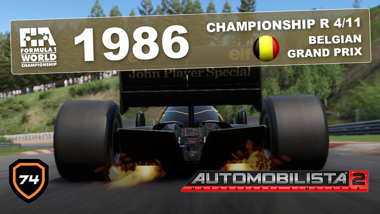 Automobilista 2 | Чемпионат Формулы-1 1986 | 4-й этап | Гран-при Бельгии | F-Classic Gen 1