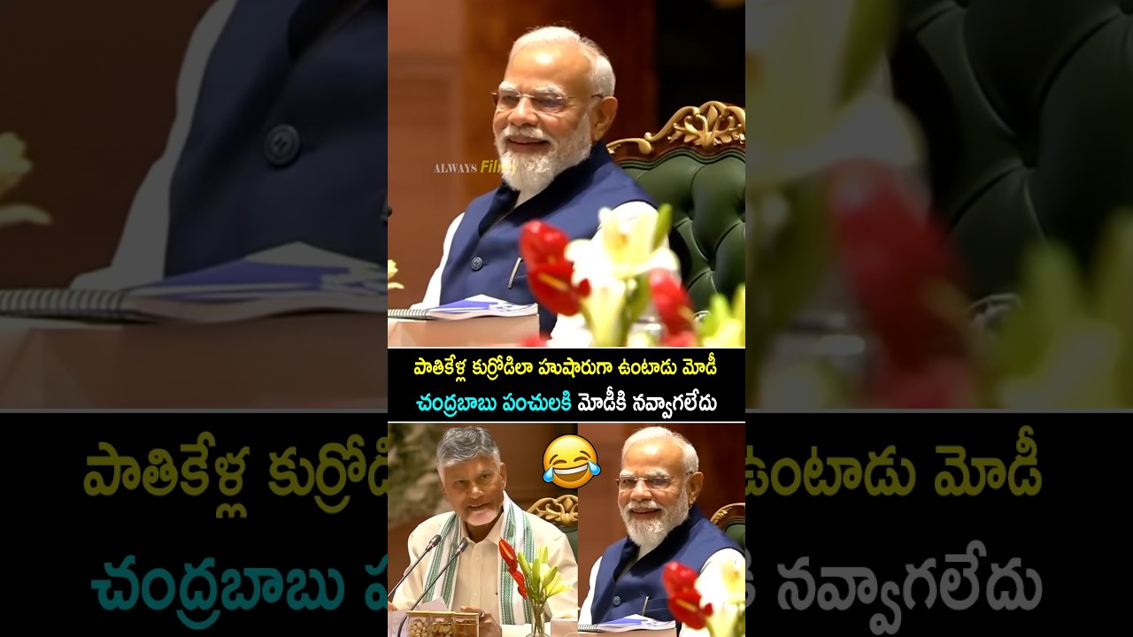 CM Chandrababu Hilarious Funny Punches On PM Modi