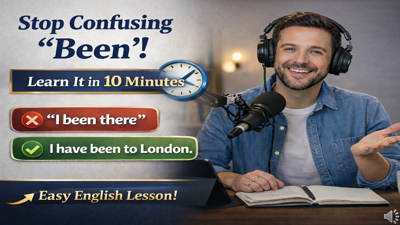 How to Use “Been” Correctly: Stop Common English Mistakes in 10 Minutes