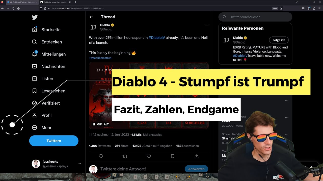 Diablo 4 - Stumpf ist Trumpf (Fazit, Zahlen, Endgame)