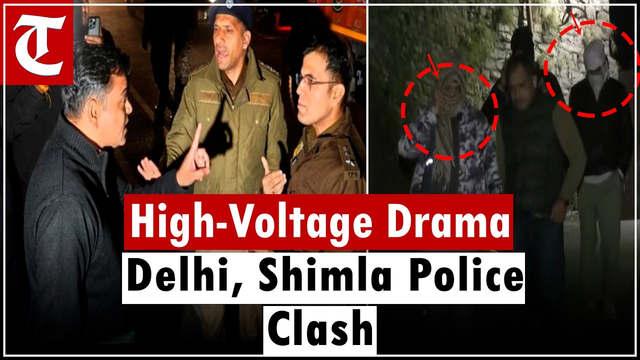 “High-Voltage Drama: Delhi Cops Leave Shimla After Showdown With Himachal Police”
