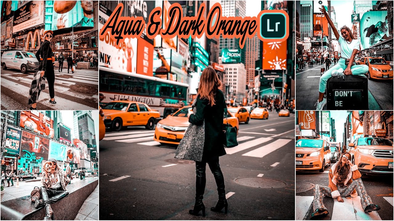 Cara Edit Foto Efek || AQUA & DARK ORANGE || LIGHTROOM TURORIAL ||