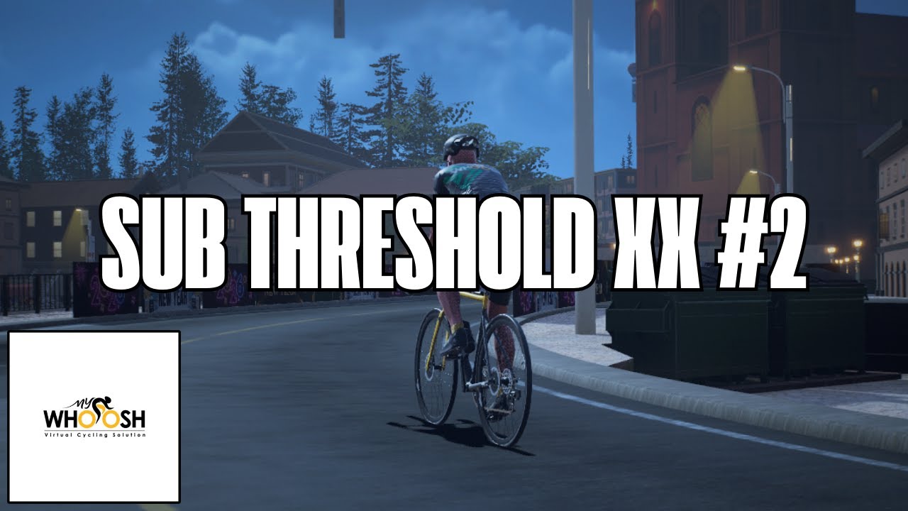 Mein neues Lieblingsworkout auf MyWhoosh: Sub Threshold XX v2