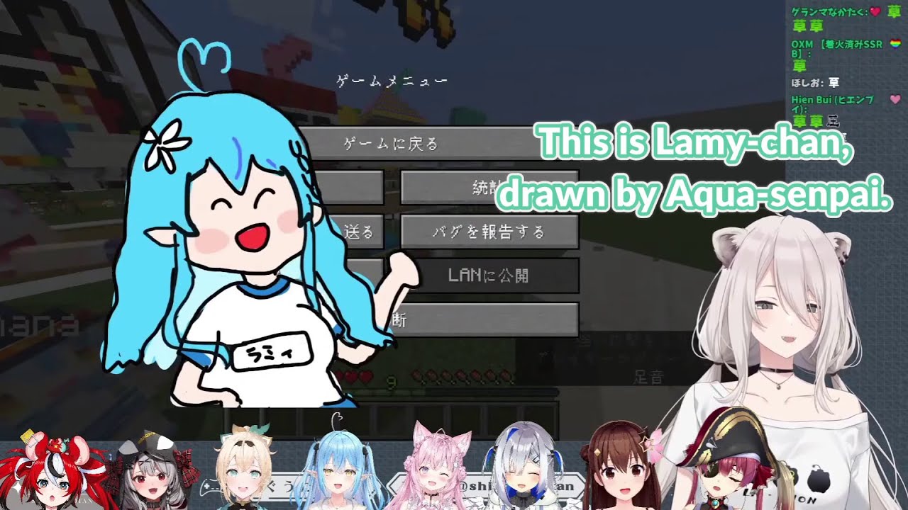 Aqua send her Lamy Art to Botan as a freebie 【Hololive/ENG Sub】