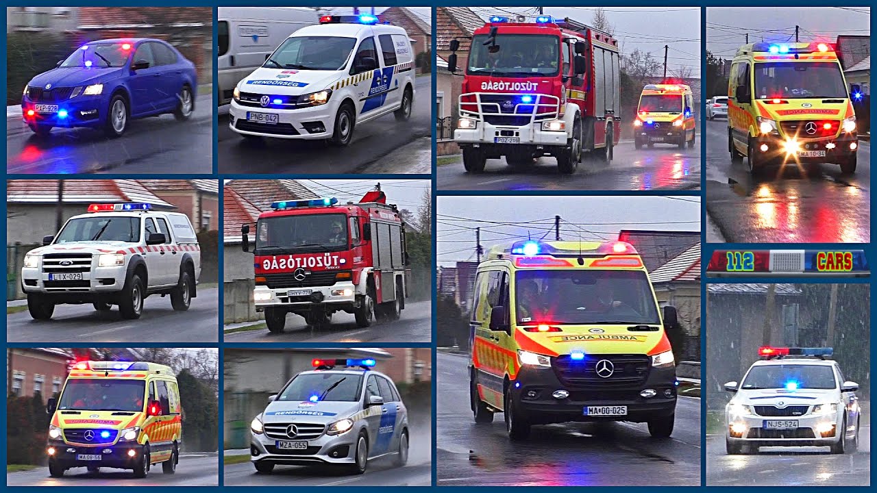 2024.12.06. 10:41 - 11:41 Rendőrség / Tűzoltóság / Mentőszolgálat vonul - Emergency Responding