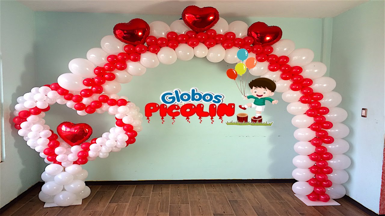 Arco para boda con corazón integrado # 30
