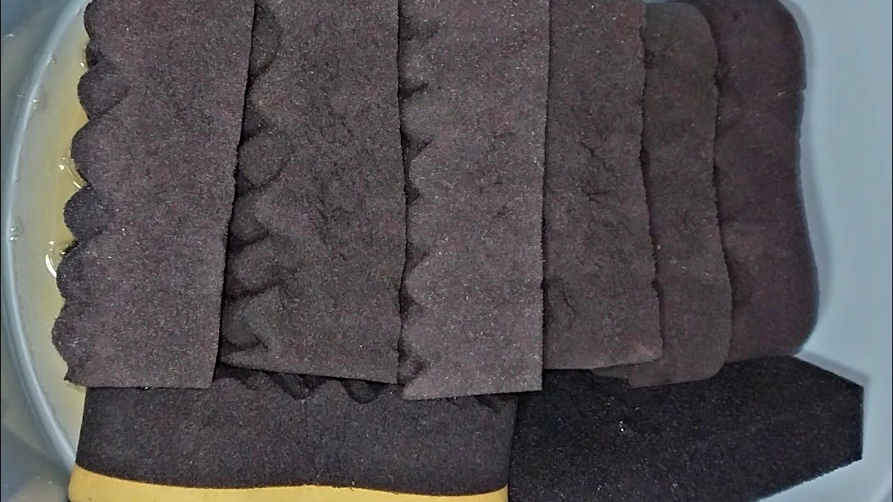 [ASMR] 🖤 BLACK SPONGE OVERLODE 🧽  Part 1