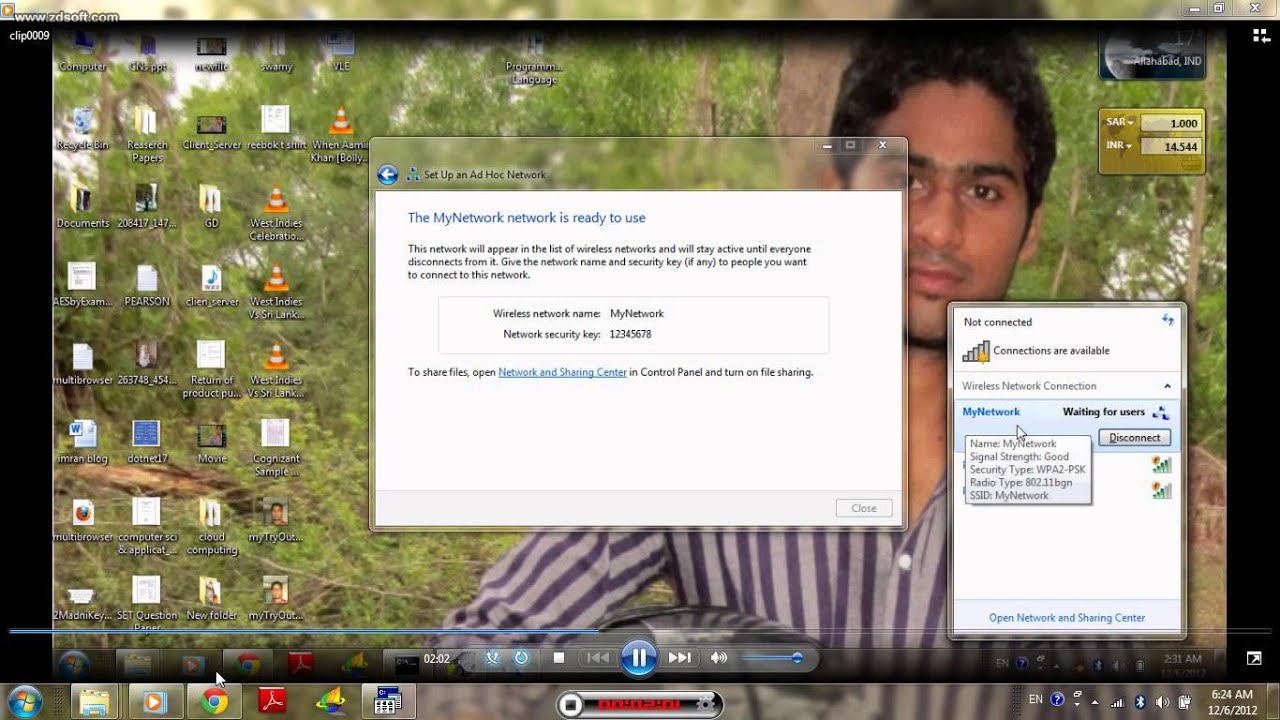 Adhoc Network Connection