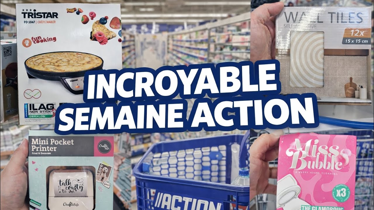 😱WAW LA SEMAINE ACTION EST DINGUE ♡ L'IMPRIMANTE THERMIQUE EN PROMO & ADHÉSIFS FAÏENCE MARBRE 🤍