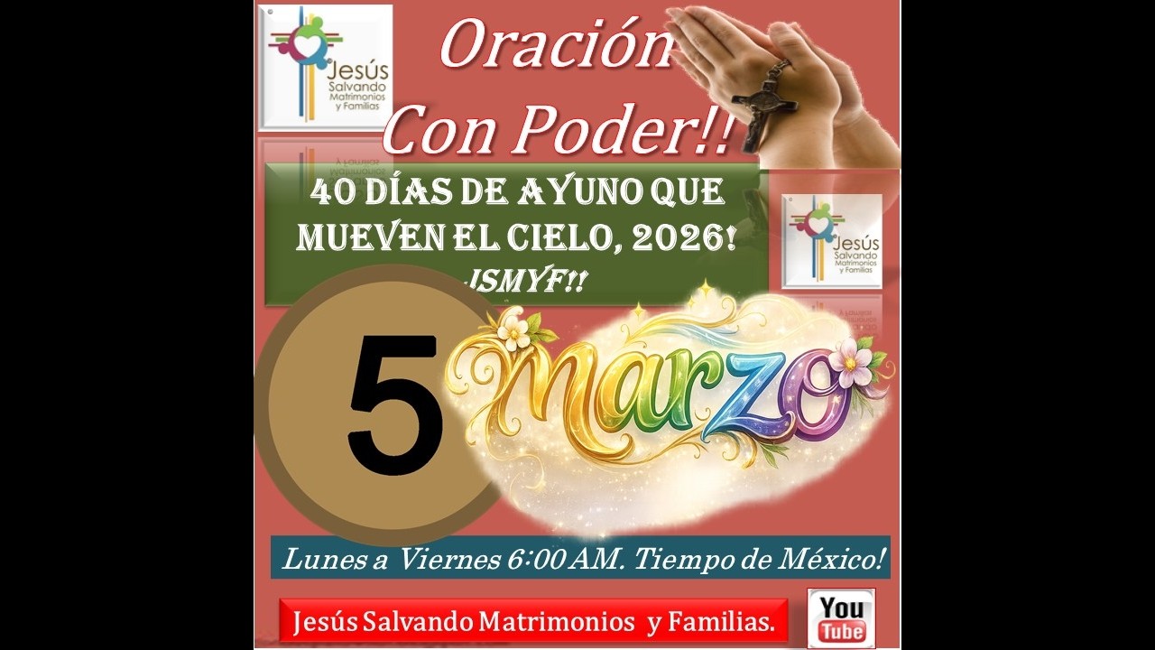 Oración Con Poder En Vivo! 5 Febrero 2026! Donde Están 2 o 3 Reunidos En Mi Nombre, Allí Estoy Yo!