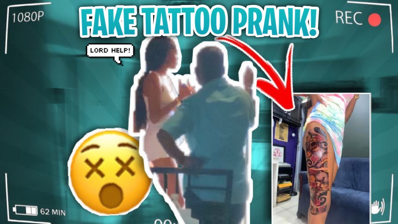 FAKE TATTOO PRANK ON CARIBBEAN MOM! *EPIC*