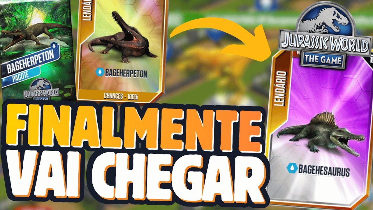 BAGEHERPETON FINALMENTE VAI CHEGAR E VAMOS CRIAR O BAGEHESAURUS | Jurassic World