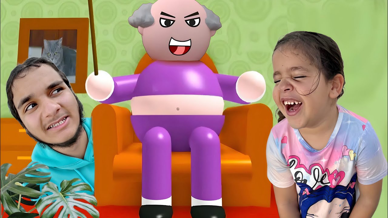 Un grand père nous a enfermé 😥 chez lui : escape grandpa's house