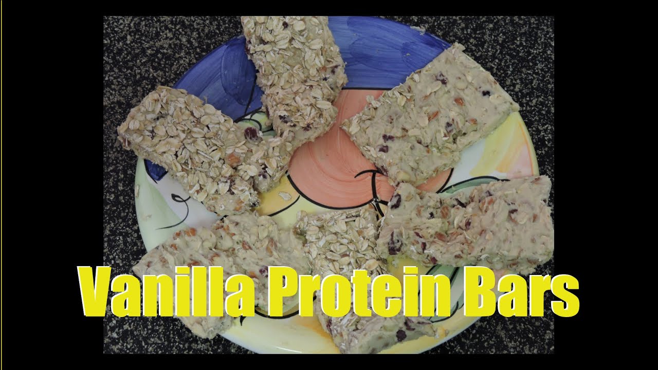 Vanilla Protein Bars-No Peanut Butter Added