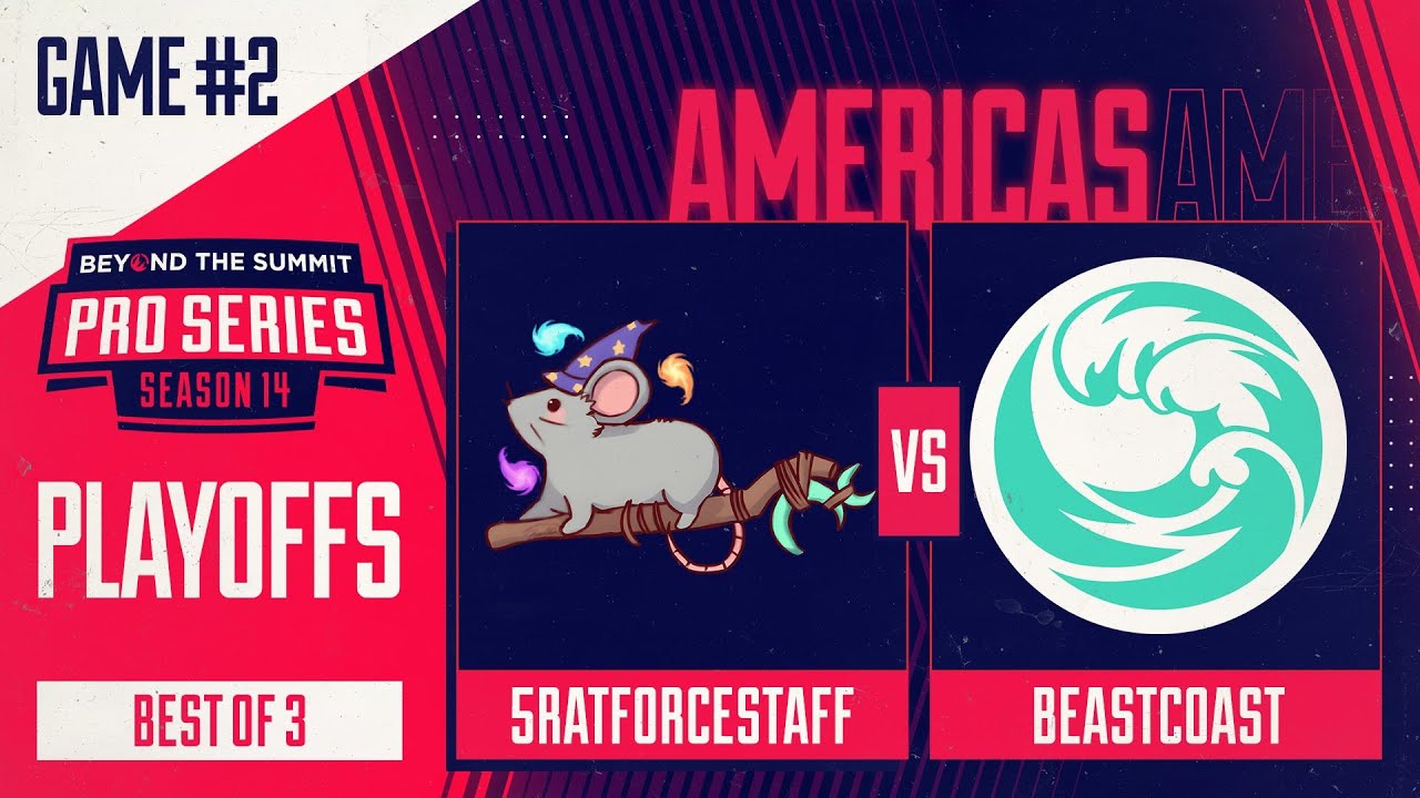 5RATFORCESTAFF vs beastcoast Game 2 - BTS Pro Series 14 AM: Playoffs w/ Kmart & ET