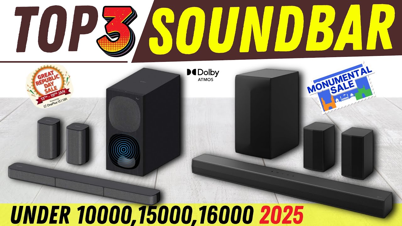 Best Dolby Atmos Soundbar In India 2025🔥Best Soundbar Under 10000🔥Best Home Theatre 2025