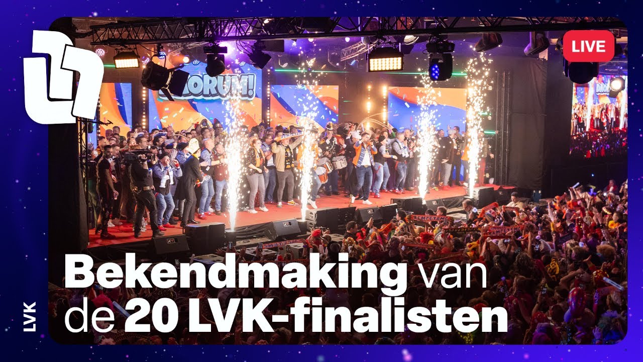 LIVE: de bekendmaking van de 20 finalisten | LVK 2026