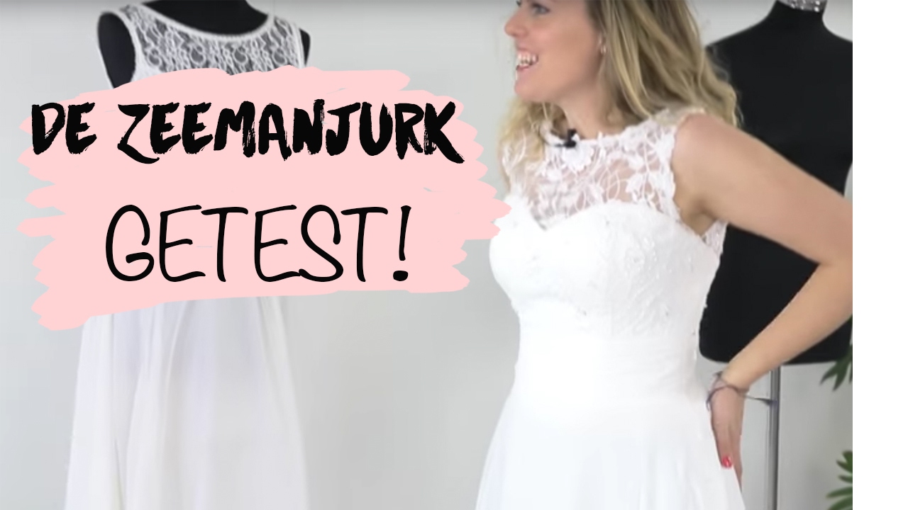 De TPW redactie test de Zeeman trouwjurk