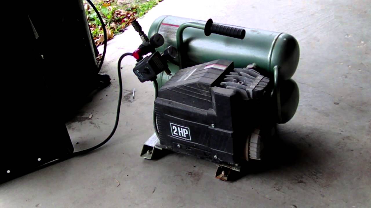 Free Hitachi air compressor, not silent...LOL