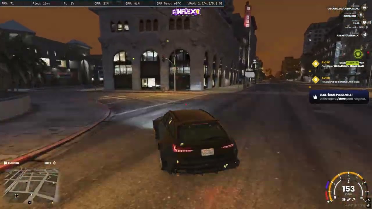 dando fuga nos bandidos no gta rp