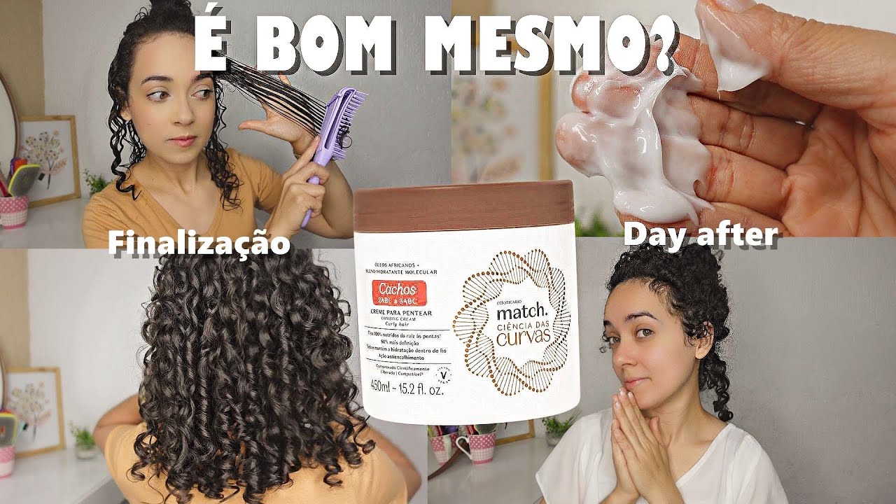 TESTEI O CREME PARA PENTEAR CACHOS CIÊNCIA DAS CURVAS O BOTICÁRIO | Oeslanhiny Nunes