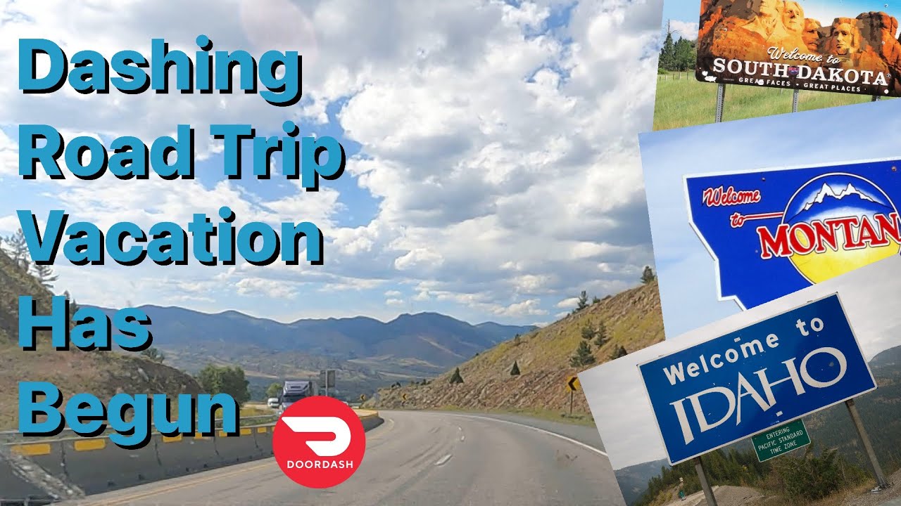 Dashing Road Trip/Vacation Begins!!! #doordash #ridealong #youtube #roadtrip #dasher #vlog
