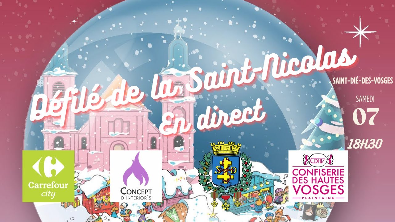 Défilé de Saint-Nicolas de Saint-Dié-des-Vosges 2024