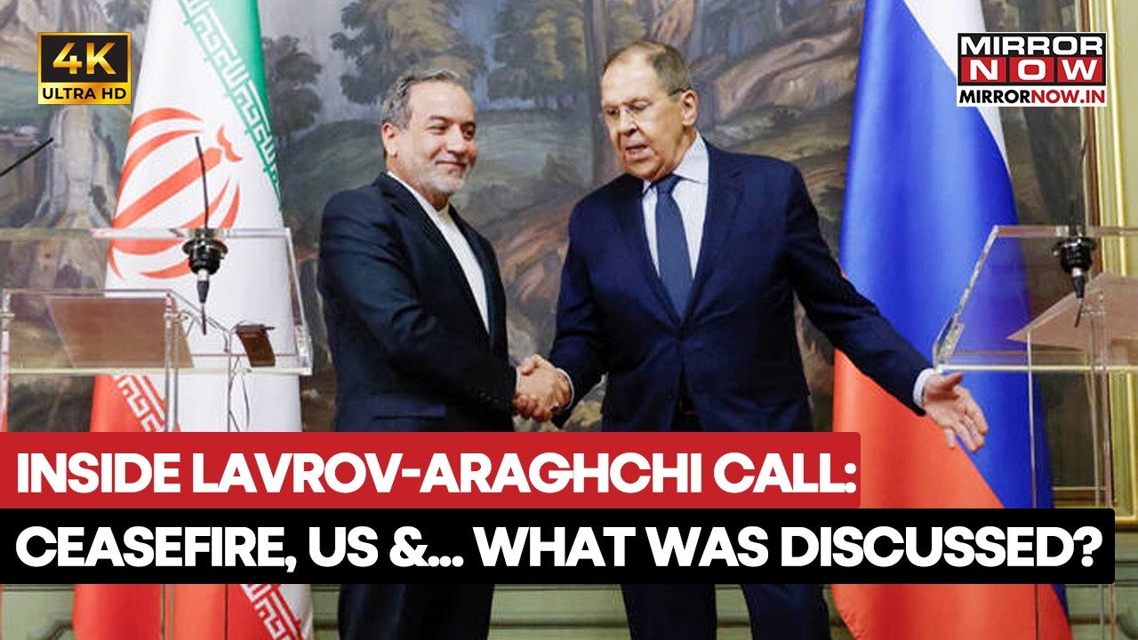 Russia Backs Iran Amid War With US As Lavrov Dials Araghchi, Shares Kremlin's Big Message