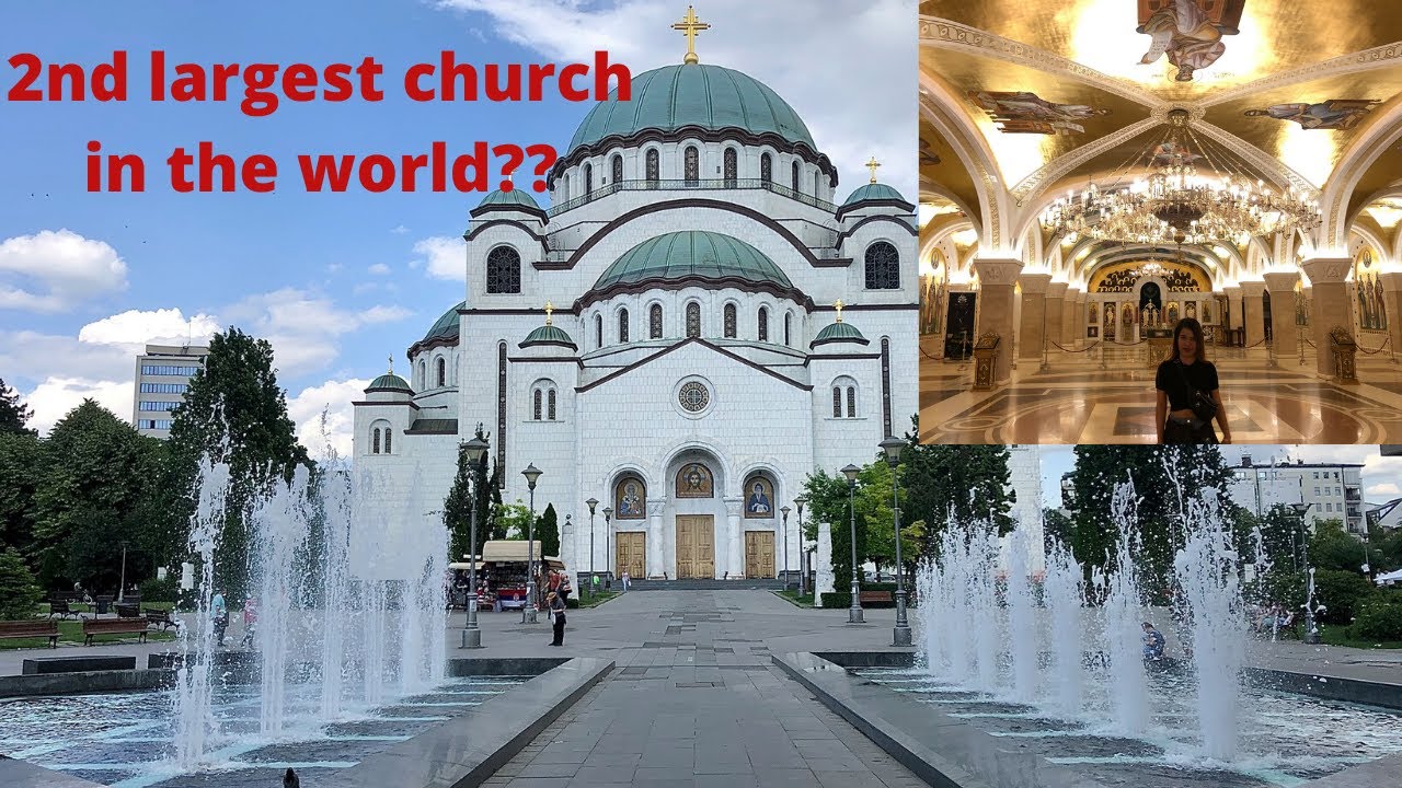 The Church of Saint Sava walk from Republic Square, Belgrade