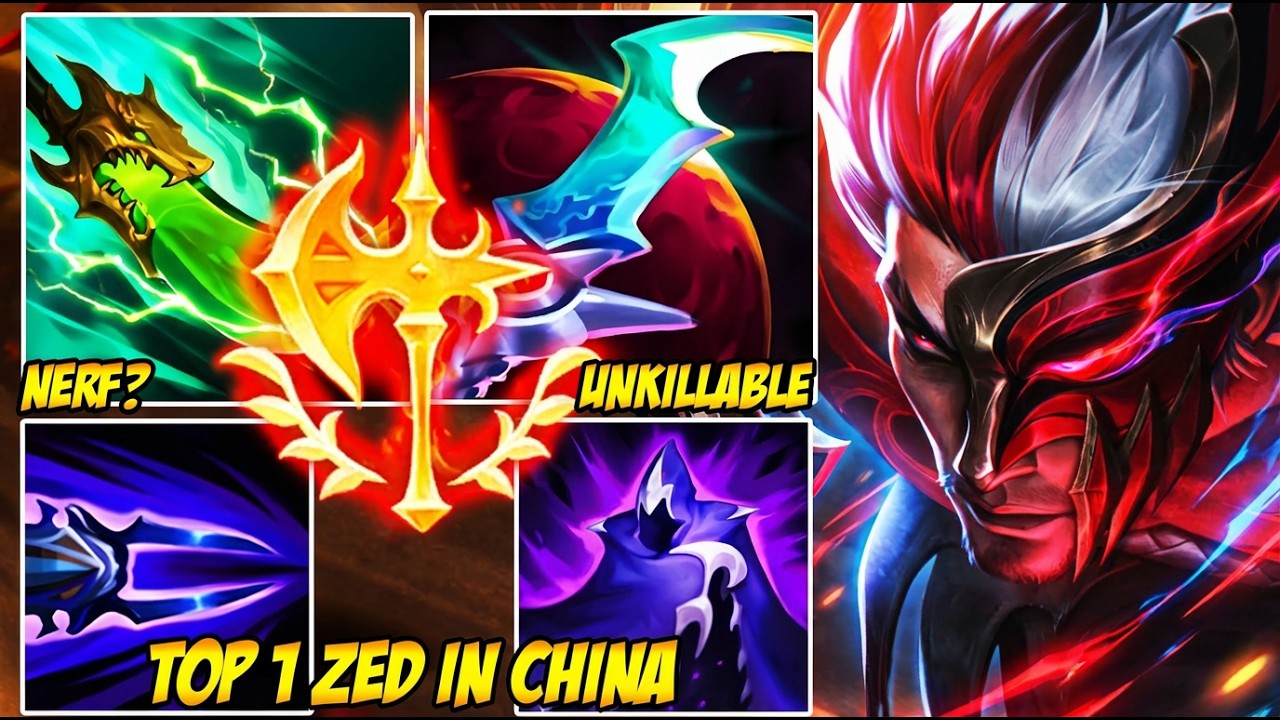 THE KING OF WILD RIFT WITH ZED - BRUISER ZED IS REAL! HE NEVER DIES